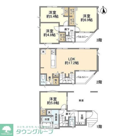 Kolet日野#10の物件間取画像